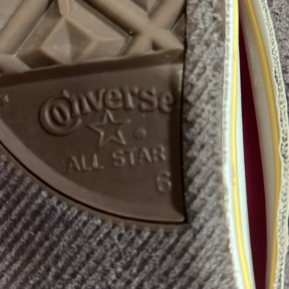 Ladies patchwork Converse tennis shoes - Picture 10 of 16